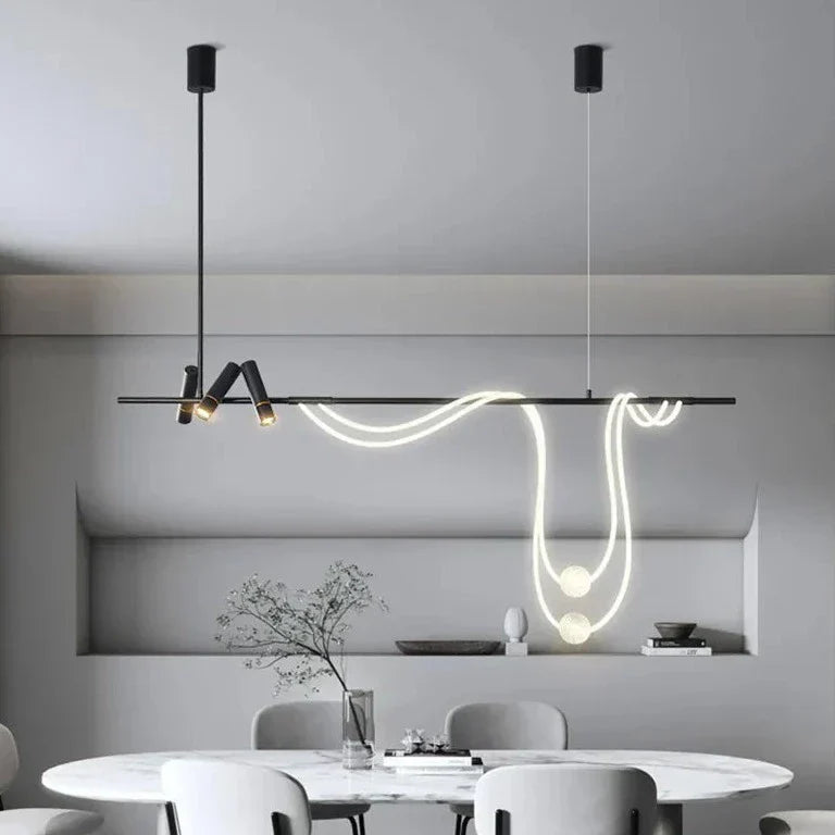 nuvlight Aellin Modern Luxury Glass Pendant Light