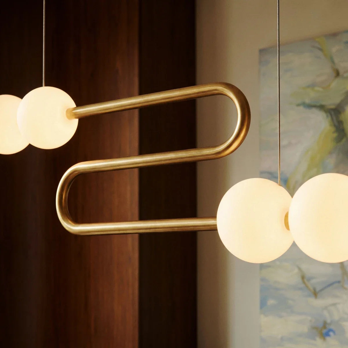 nuvlight Agnes Minimalist High-CRI Geometric Chandelier