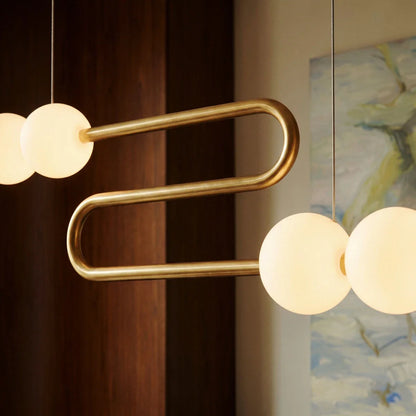 nuvlight Agnes Minimalist High-CRI Geometric Chandelier