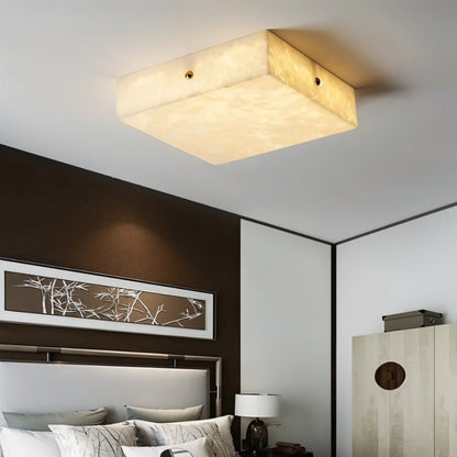 nuvlight Arca Modern Luxury Alabaster Flushmount Light