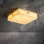 nuvlight Arca Modern Luxury Alabaster Flushmount Light