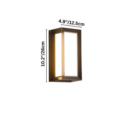 nuvlight Aster Modern Outdoor Wall Sconce