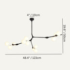 nuvlight Astraia Nordic Quiet Luxury Sculptural Chandelier