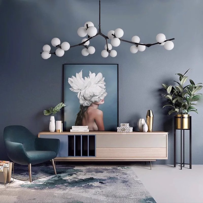 nuvlight Astraia Nordic Quiet Luxury Sculptural Chandelier
