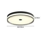 nuvlight Aven Modernist Low-Profile Acrylic Flush Mount