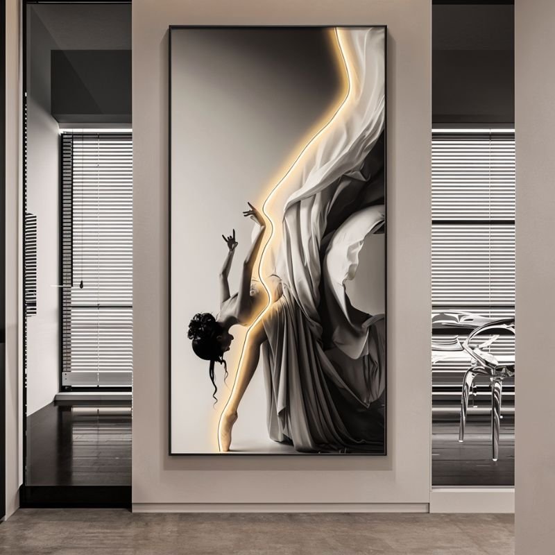 nuvlight Ballet Modern Fluid LED Chandelier