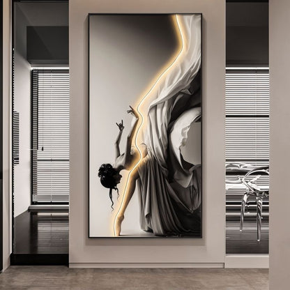 nuvlight Ballet Modern Fluid LED Chandelier