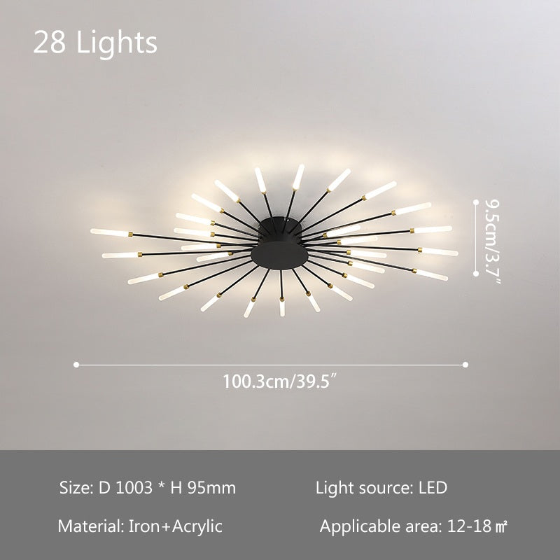 Swirl Flush Mount Ceiling Light for Living Room