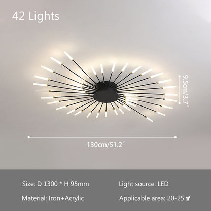 Swirl Flush Mount Ceiling Light for Living Room