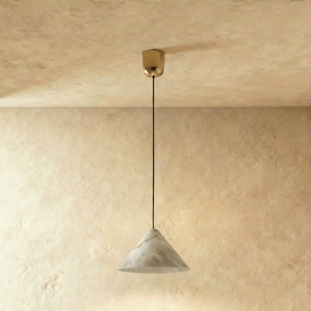 nuvlight Blom Modern Luxury Alabaster Pendant Light