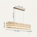 nuvlight Caixa Modern Geometric Cube Chandelier