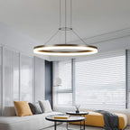 nuvlight Calve Architectural Minimalist Halo Chandelier