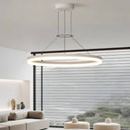 nuvlight Calve Architectural Minimalist Halo Chandelier