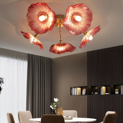 nuvlight Modern Floral LED Ceiling Ligh