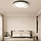 nuvlight Civra Modernist Layered Ripple Acrylic Flush Mount