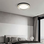 nuvlight Civra Modernist Layered Ripple Acrylic Flush Mount