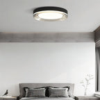 nuvlight Civra Modernist Layered Ripple Acrylic Flush Mount