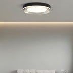 nuvlight Civra Modernist Layered Ripple Acrylic Flush Mount