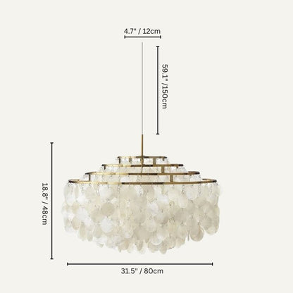nuvlight Cornelia Modern Luxury Statement Chandelier