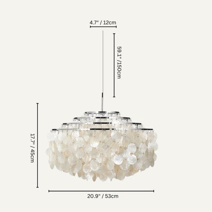 nuvlight Cornelia Modern Luxury Statement Chandelier