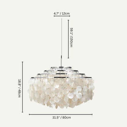 nuvlight Cornelia Modern Luxury Statement Chandelier
