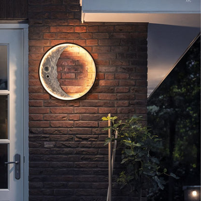 nuvlight Crescent Moon Modern LED Wall Sconce