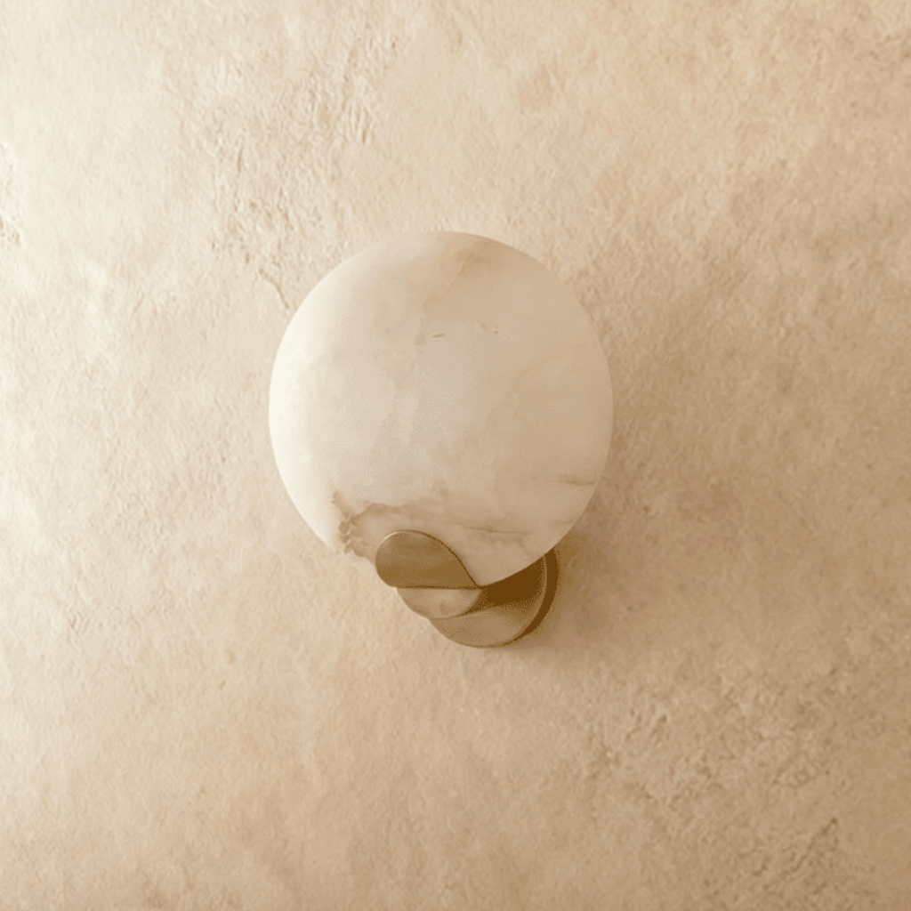 nuvlight Cruim Modern Luxury Alabaster Wall Sconce