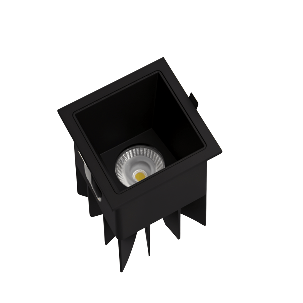nuvlight Cubis Architectural Aluminium Recessed Geometric Spotlight