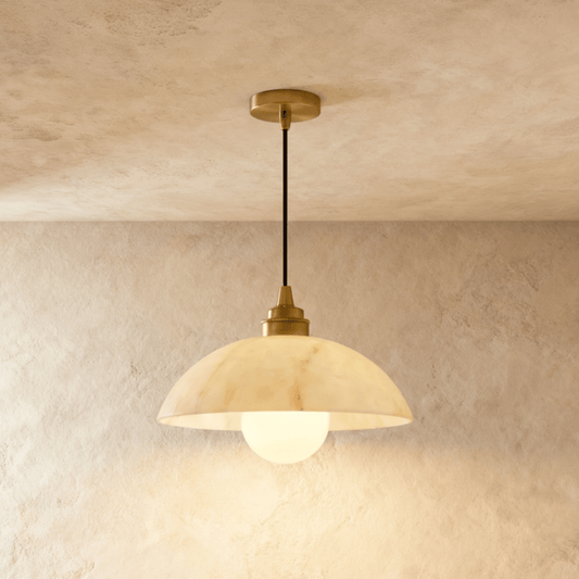 Cupola Alabaster Pendant Light