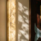 nuvlight Dara Mid-Century Architectural Alabaster Wall Sconce