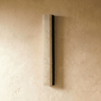 nuvlight Dara Mid-Century Architectural Alabaster Wall Sconce