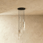nuvlight Entokei Modern Luxury Alabaster Chandelier
