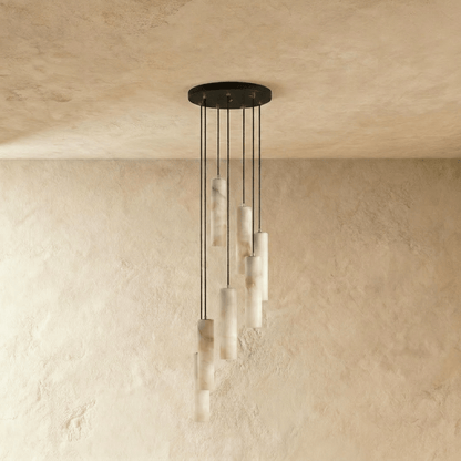 nuvlight Entokei Modern Luxury Alabaster Chandelier