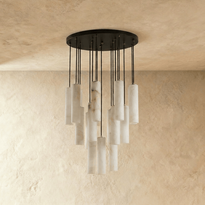 nuvlight Entokei Modern Luxury Alabaster Chandelier