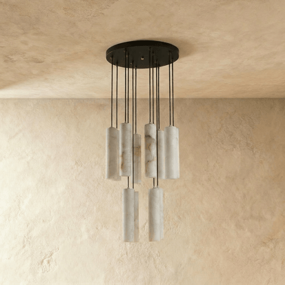nuvlight Entokei Modern Luxury Alabaster Chandelier