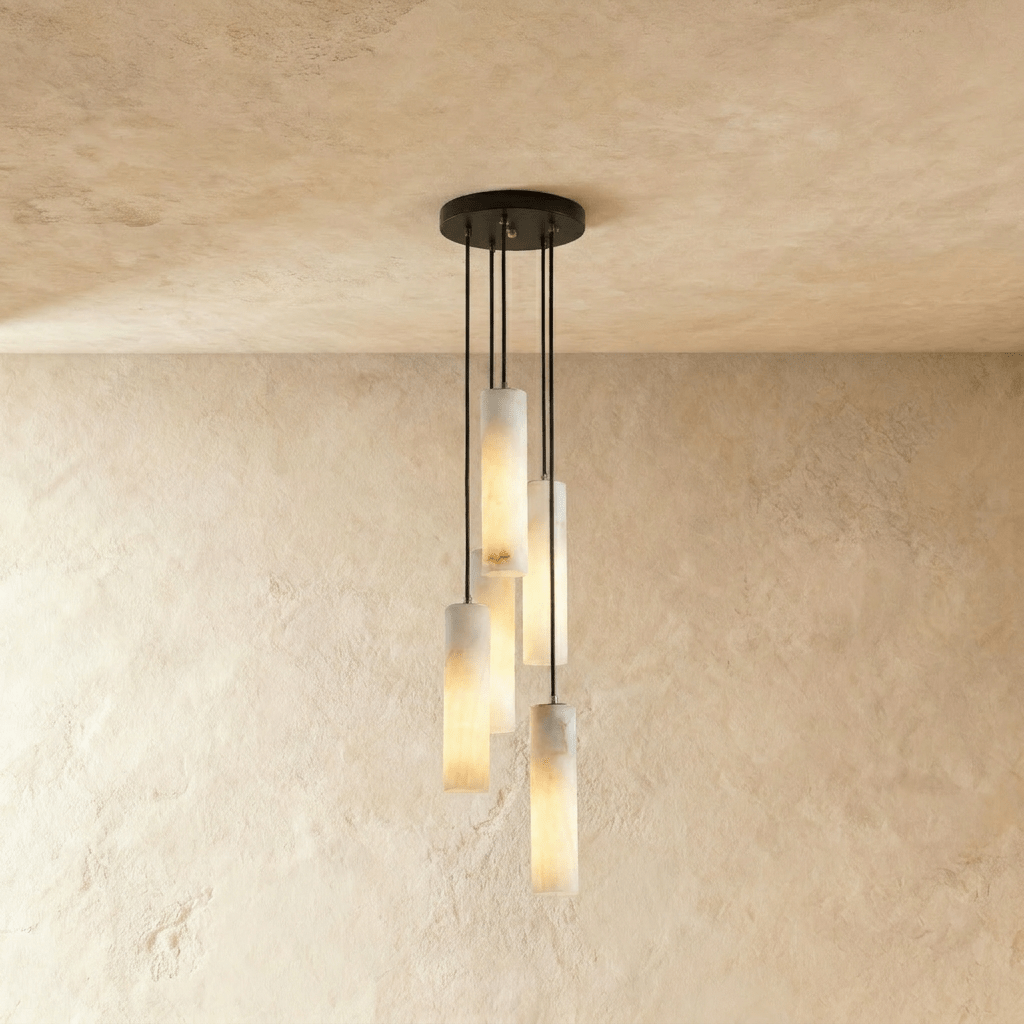 Entokei Alabaster Chandelier Light - Residence Supply