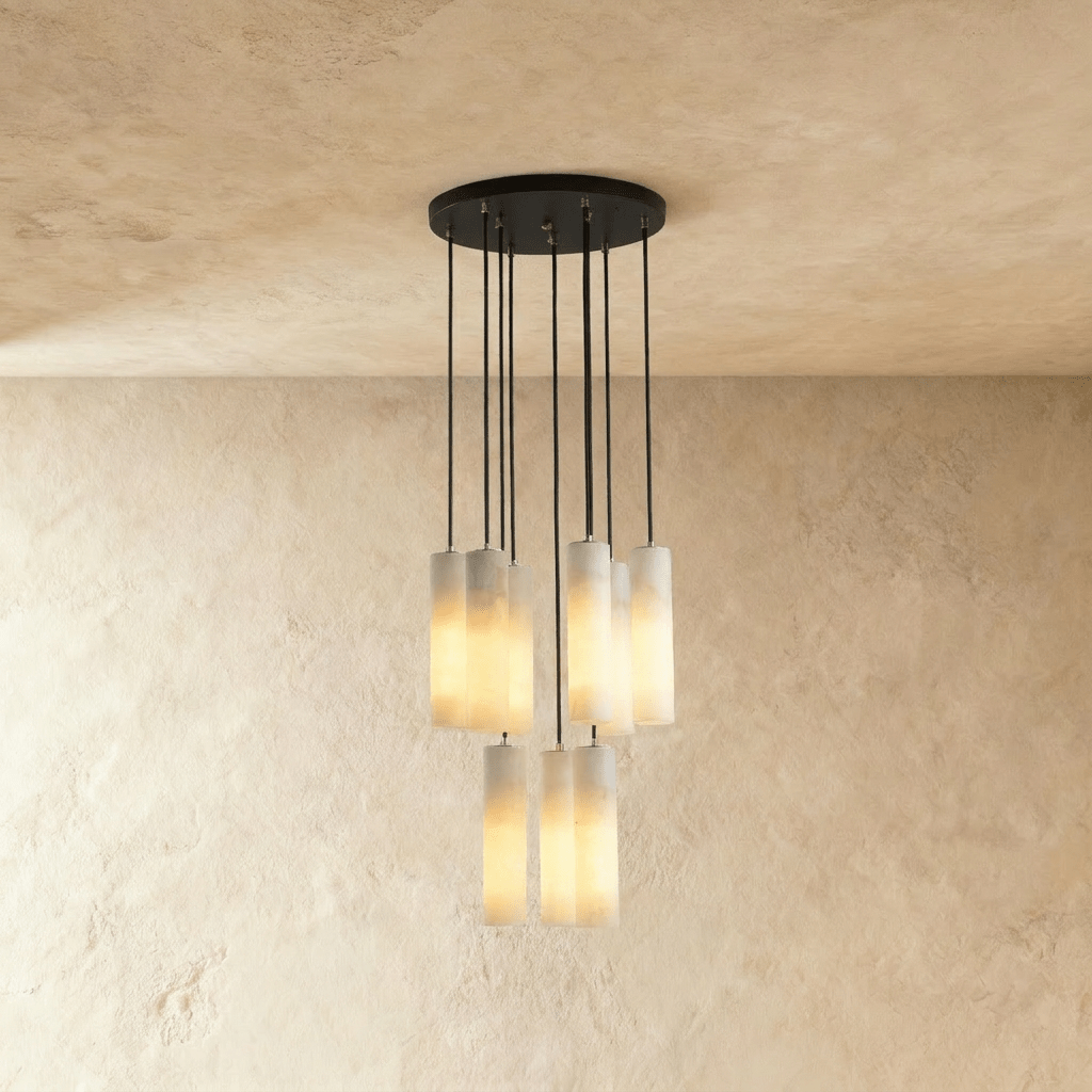 Entokei Alabaster Chandelier Light - Residence Supply