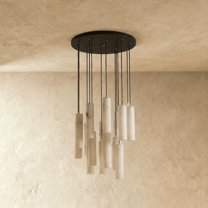 nuvlight Entokei Modern Luxury Alabaster Chandelier