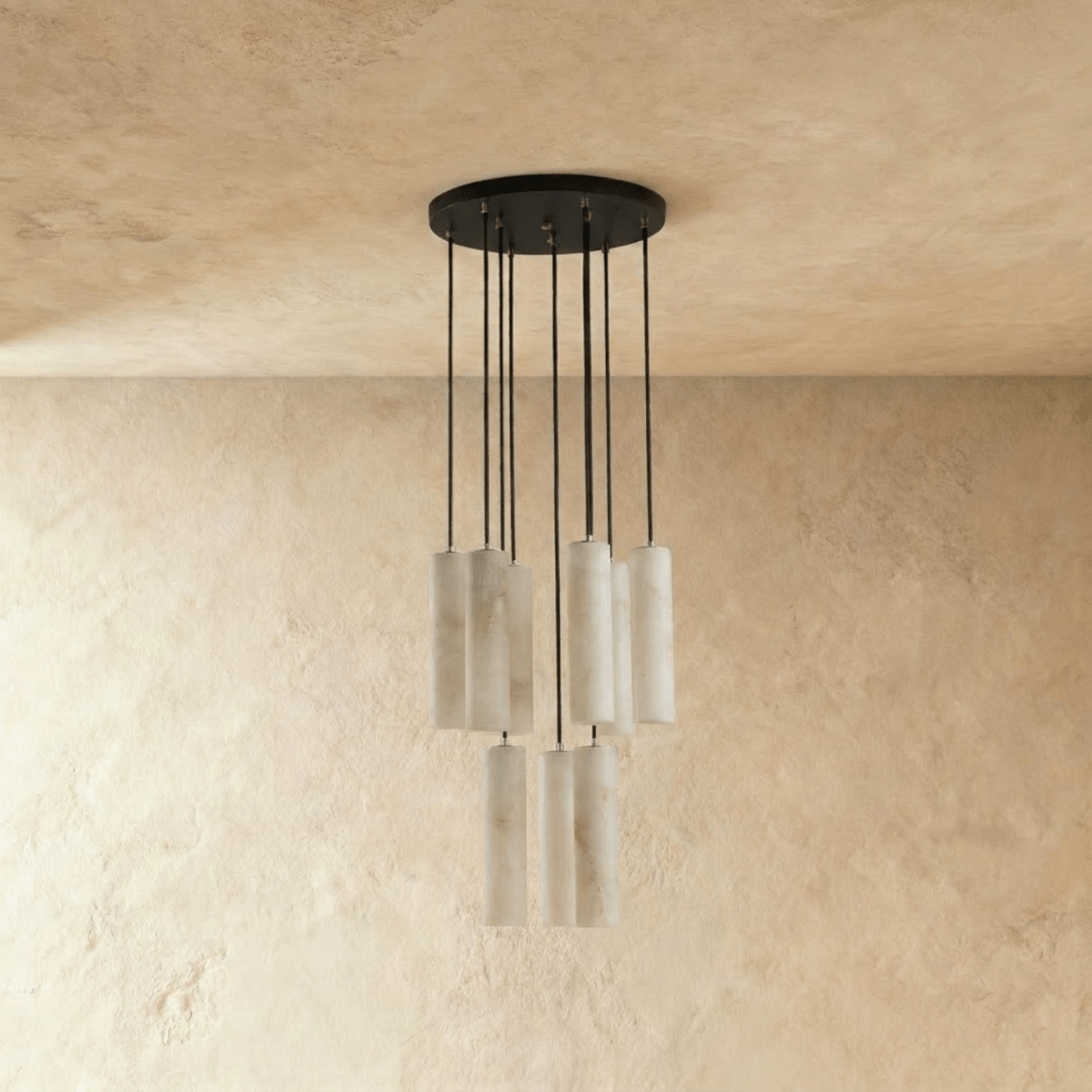 nuvlight Entokei Modern Luxury Alabaster Chandelier