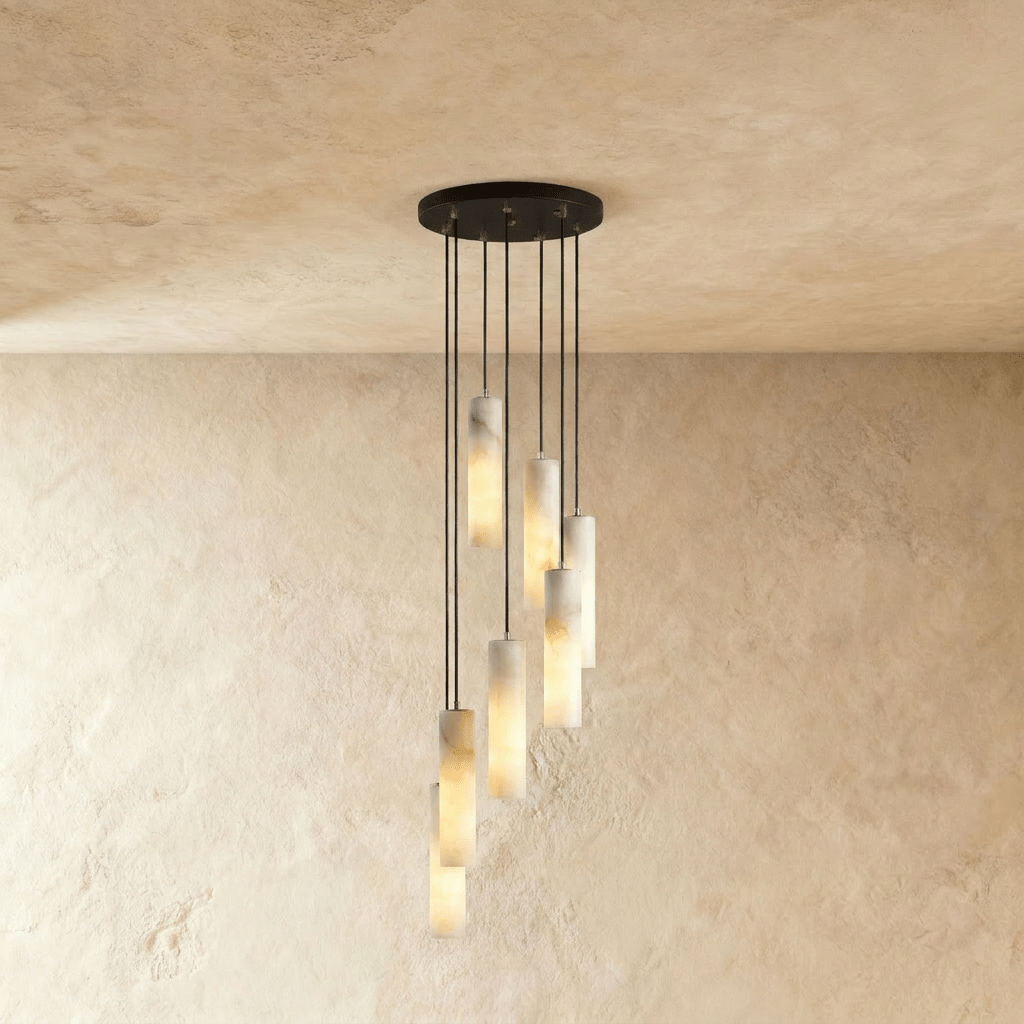 Entokei Alabaster Chandelier Light - Residence Supply