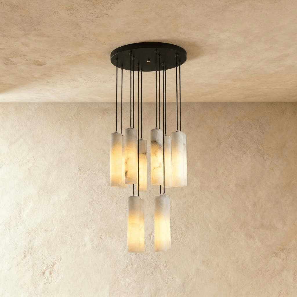 Entokei Alabaster Chandelier Light - Residence Supply