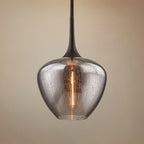 nuvlight Esar Mid-Century Seeded Glass Teardrop Pendant
