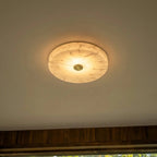 nuvlight Gaba Modern Luxury Alabaster Flushmount Light