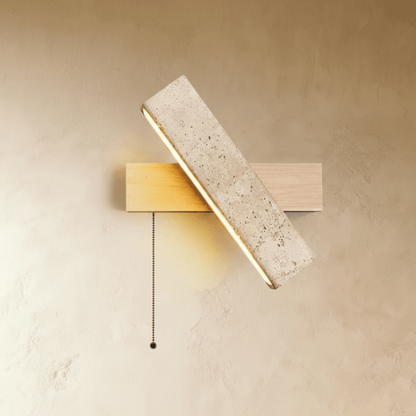 Glimra Travertine Wall Lamp