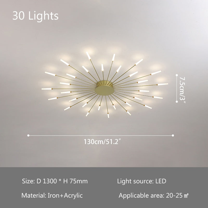 Swirl Flush Mount Ceiling Light for Living Room