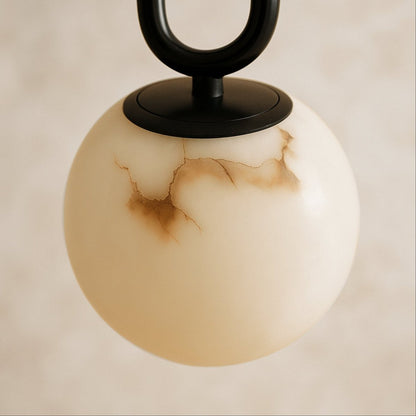 nuvlight Gong Modern Luxury Alabaster Pendant Light