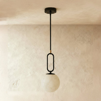 nuvlight Gong Modern Luxury Alabaster Pendant Light