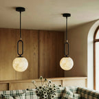 nuvlight Gong Modern Luxury Alabaster Pendant Light