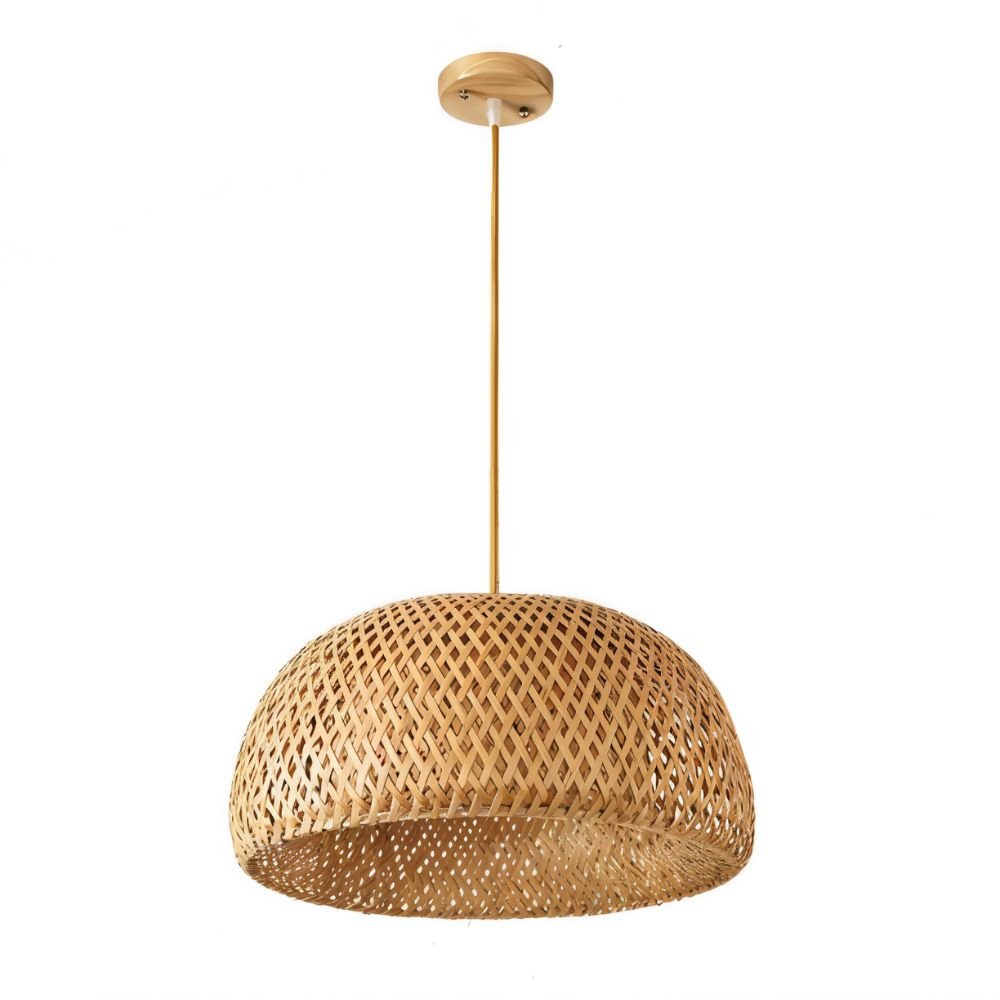 nuvlight Rattan Cocoon Hand-Woven Pendant Light