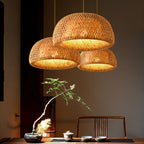 nuvlight Rattan Cocoon Hand-Woven Pendant Light